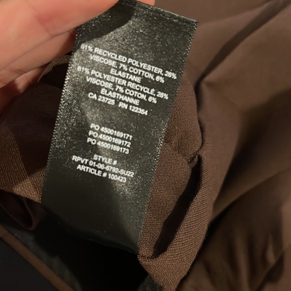 ♥️SOLD♥️Babaton Pleated Pant - Coffee Bean - Size 0 - Picture 5 of 5